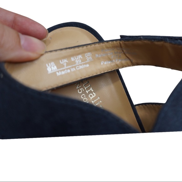 Naturalizer fitz Strappy Wedges Sandals size 9 - Picture 7 of 9